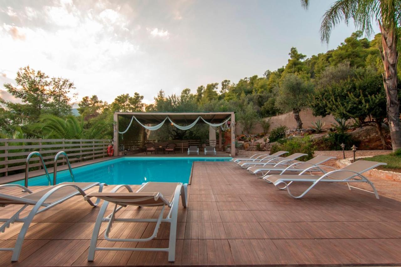 Villa Maira Luxurious With Private Swimming Pool Kórfos Dış mekan fotoğraf