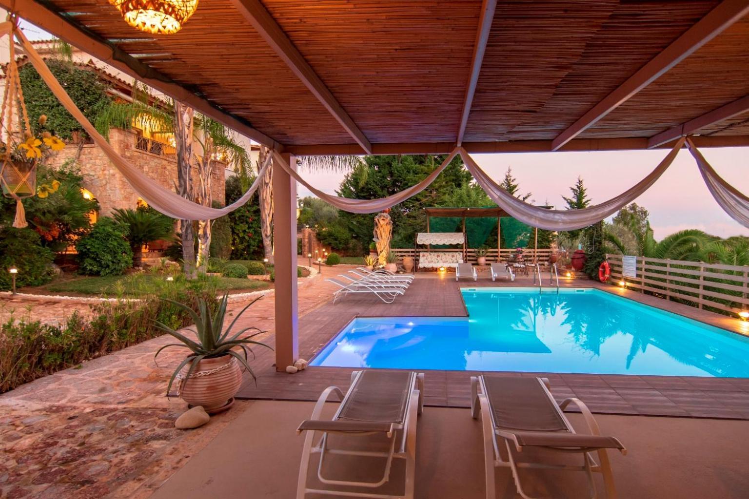 Villa Maira Luxurious With Private Swimming Pool Kórfos Dış mekan fotoğraf